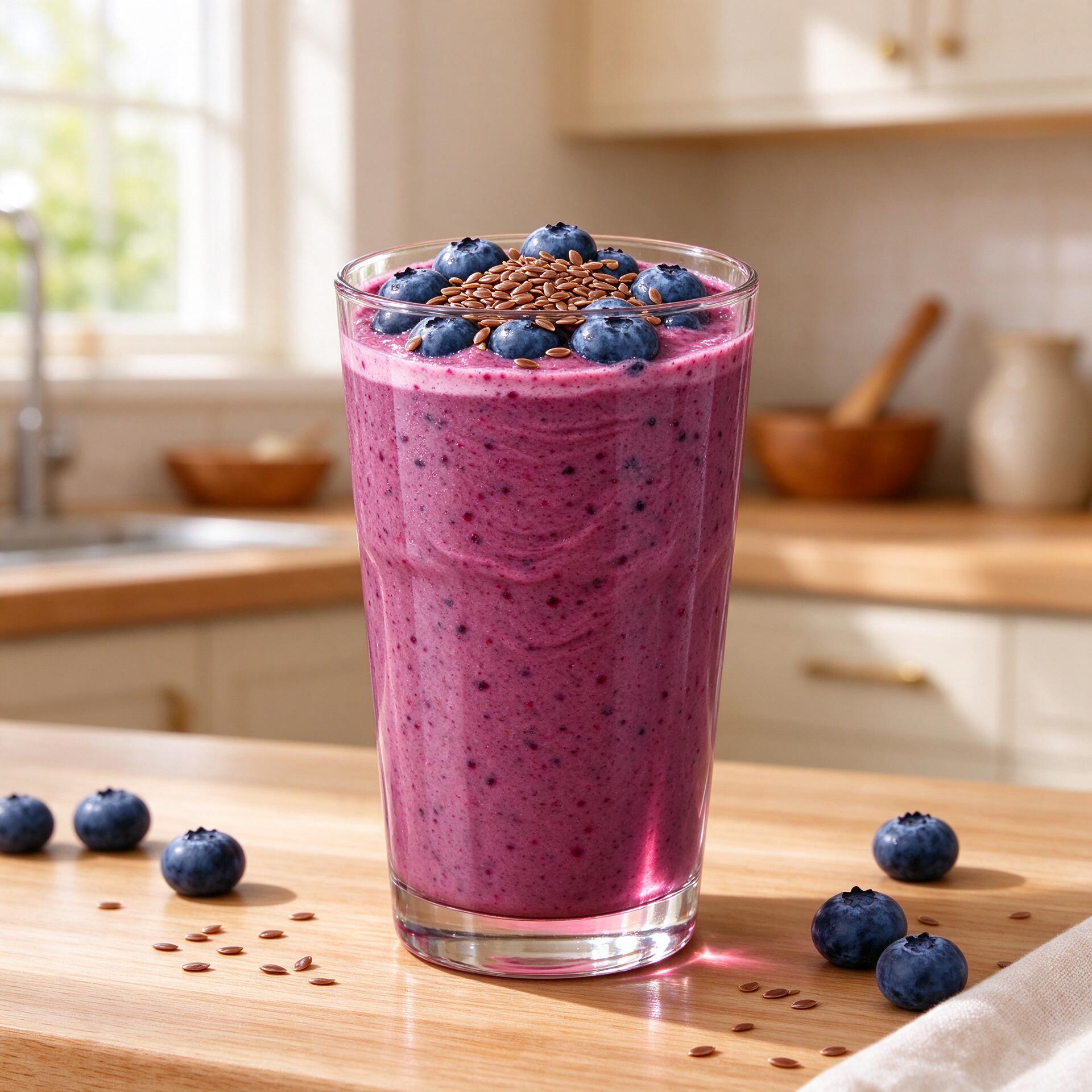Berry Flax Smoothie