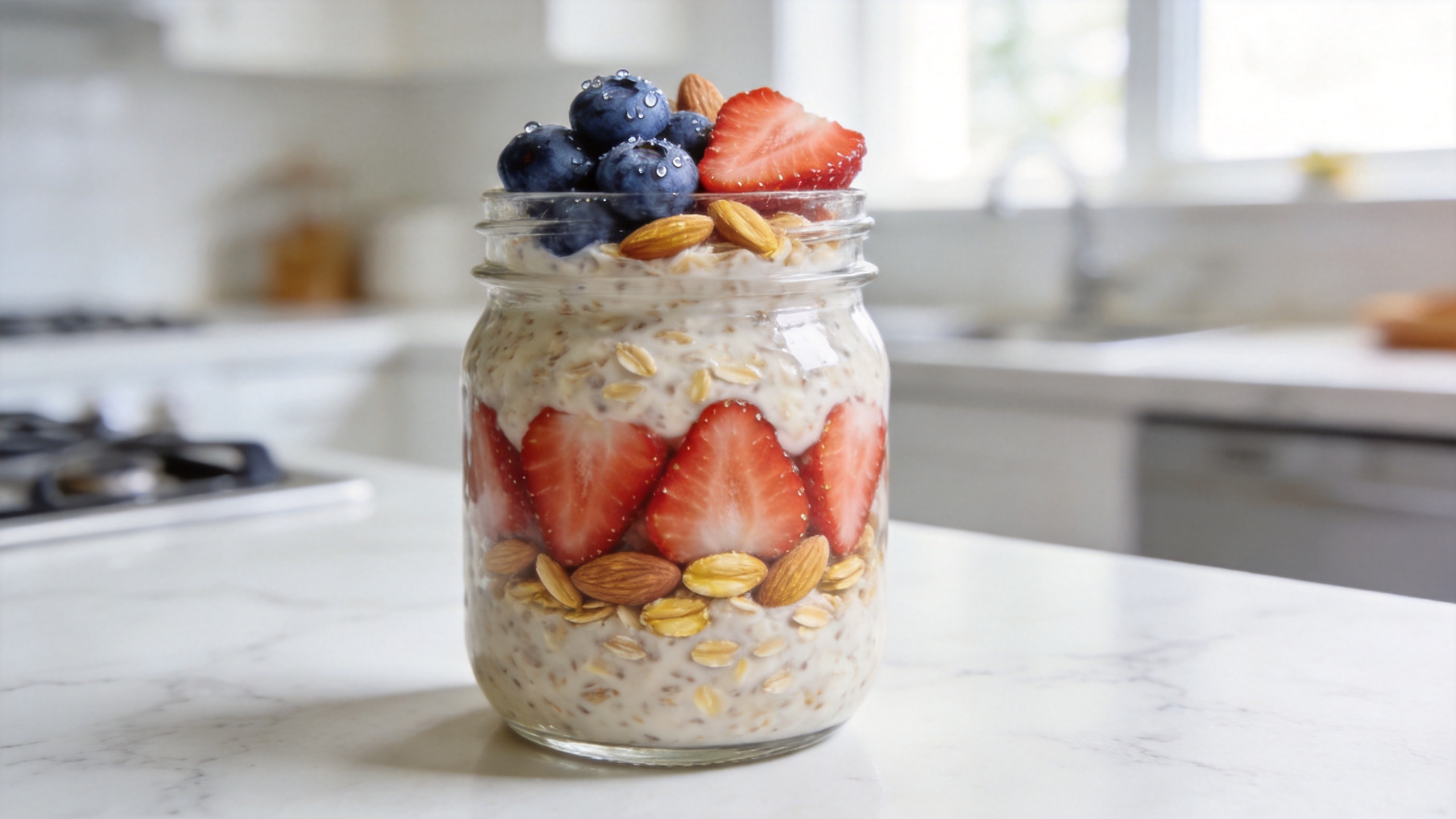 Overnight Oats with Greek Yogurt