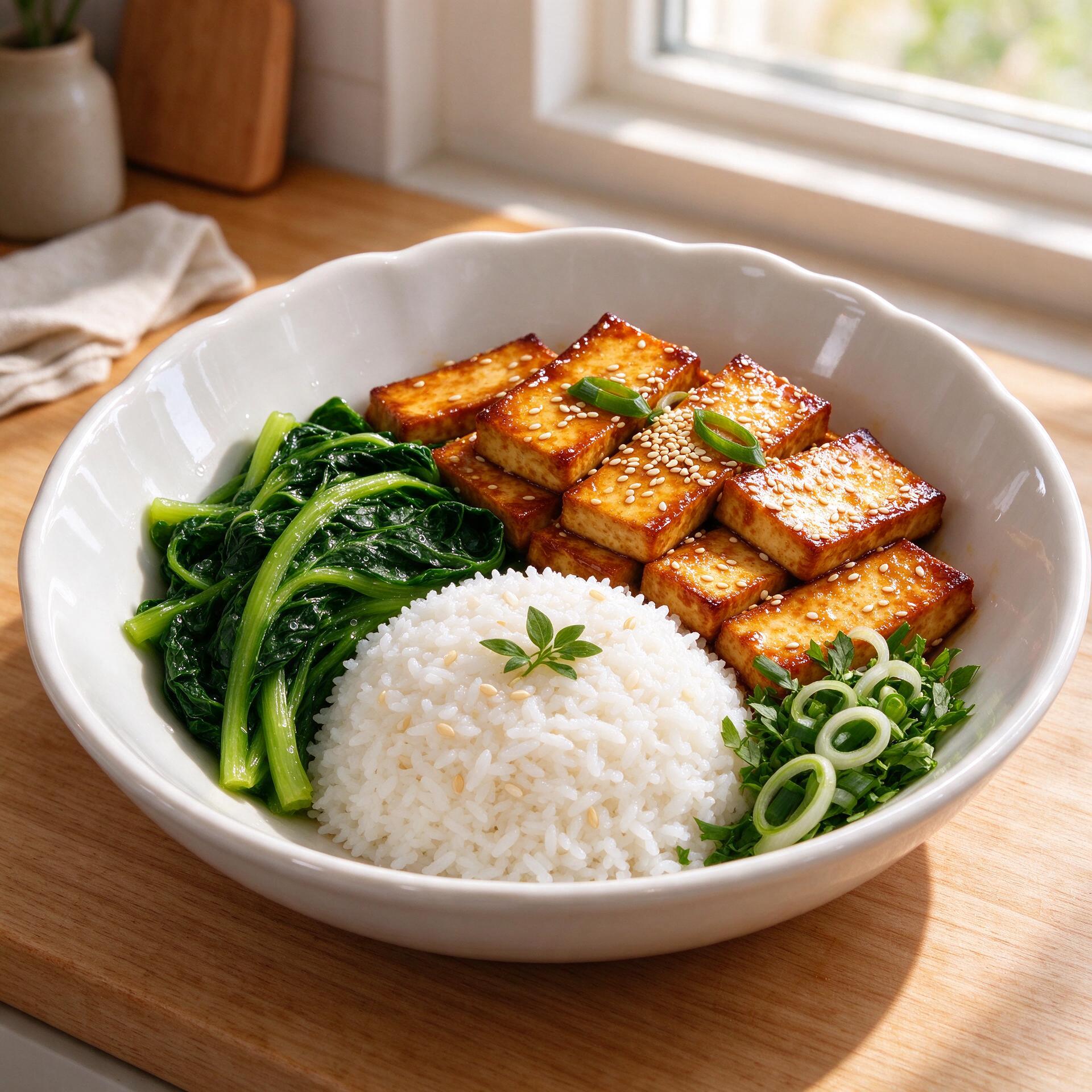 Sesame Tofu Bowl
